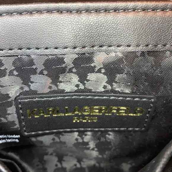 Karl Lagerfeld Bags Karl Lagerfeld Agyness Leather Shoulder Bag